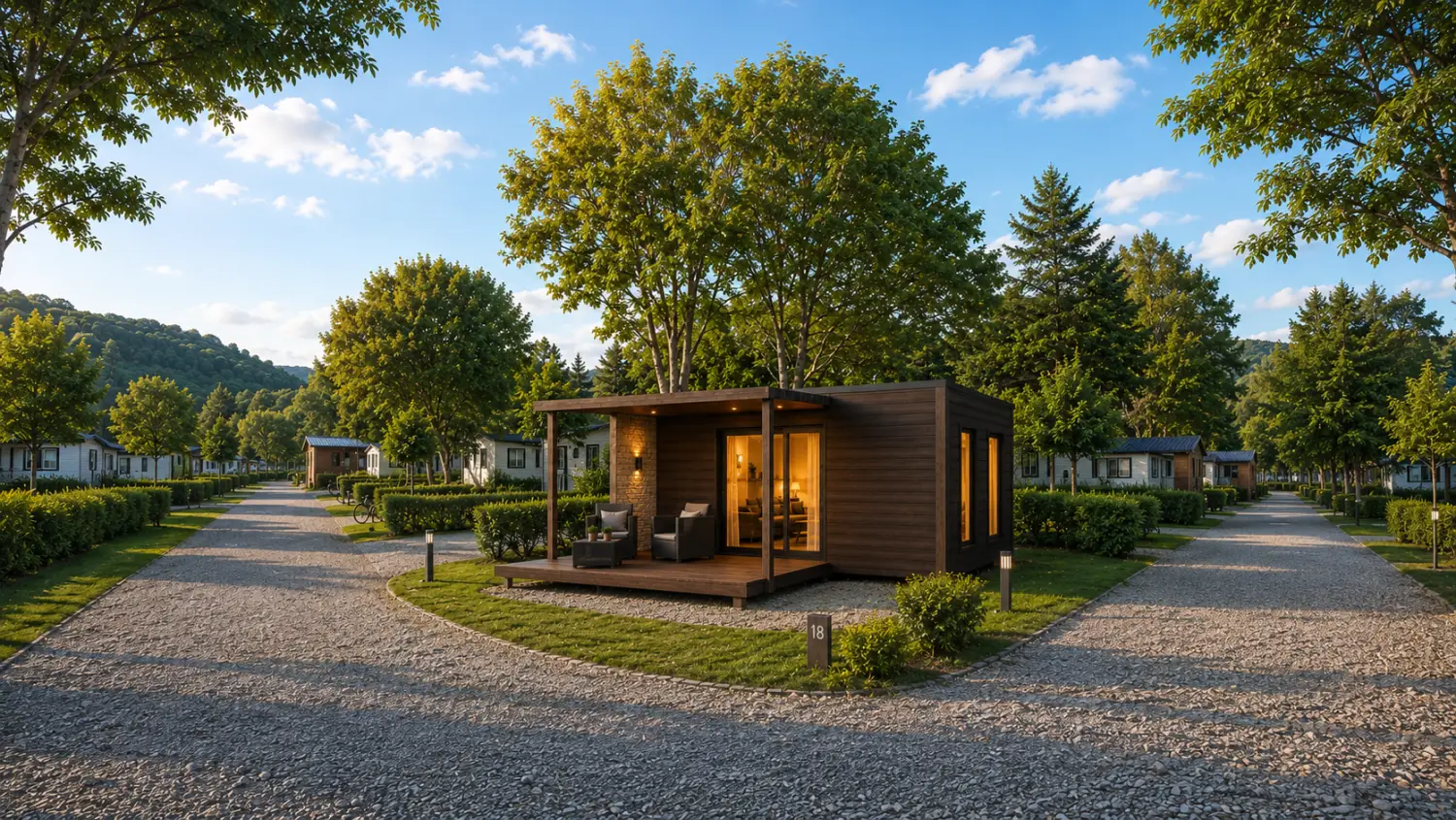 CABYNE DOUBLE SIX en un camping