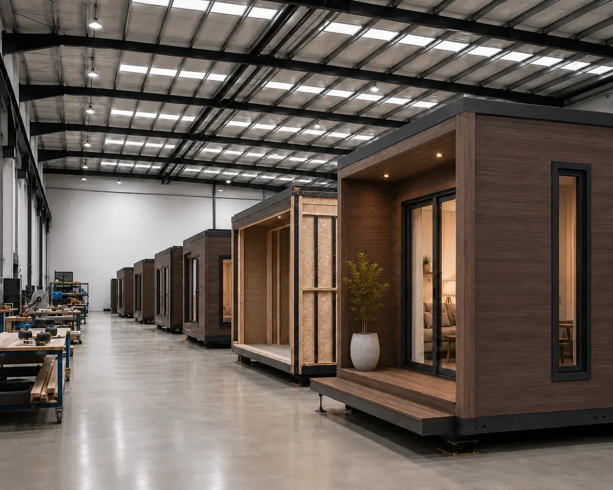 F&aacute;brica CABYNE, donde se construyen nuestras caba&ntilde;as